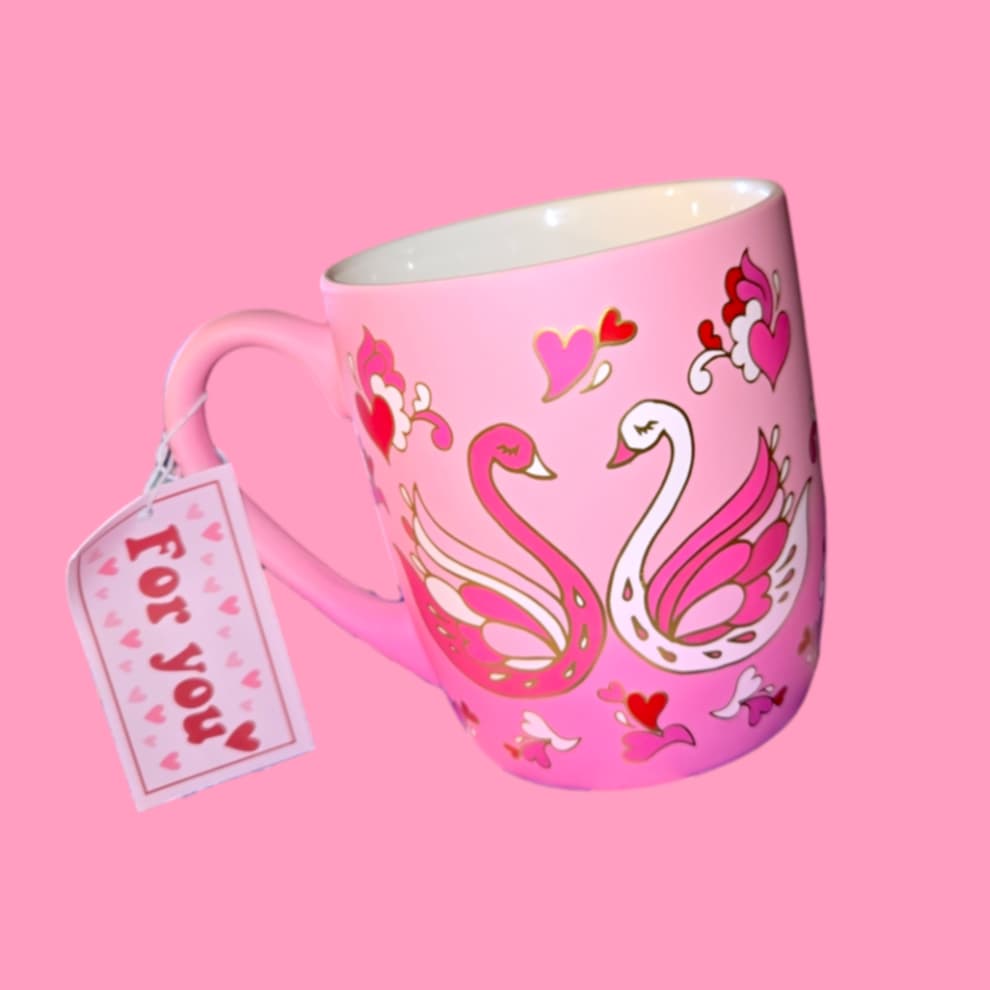 Valentines Swans Mug