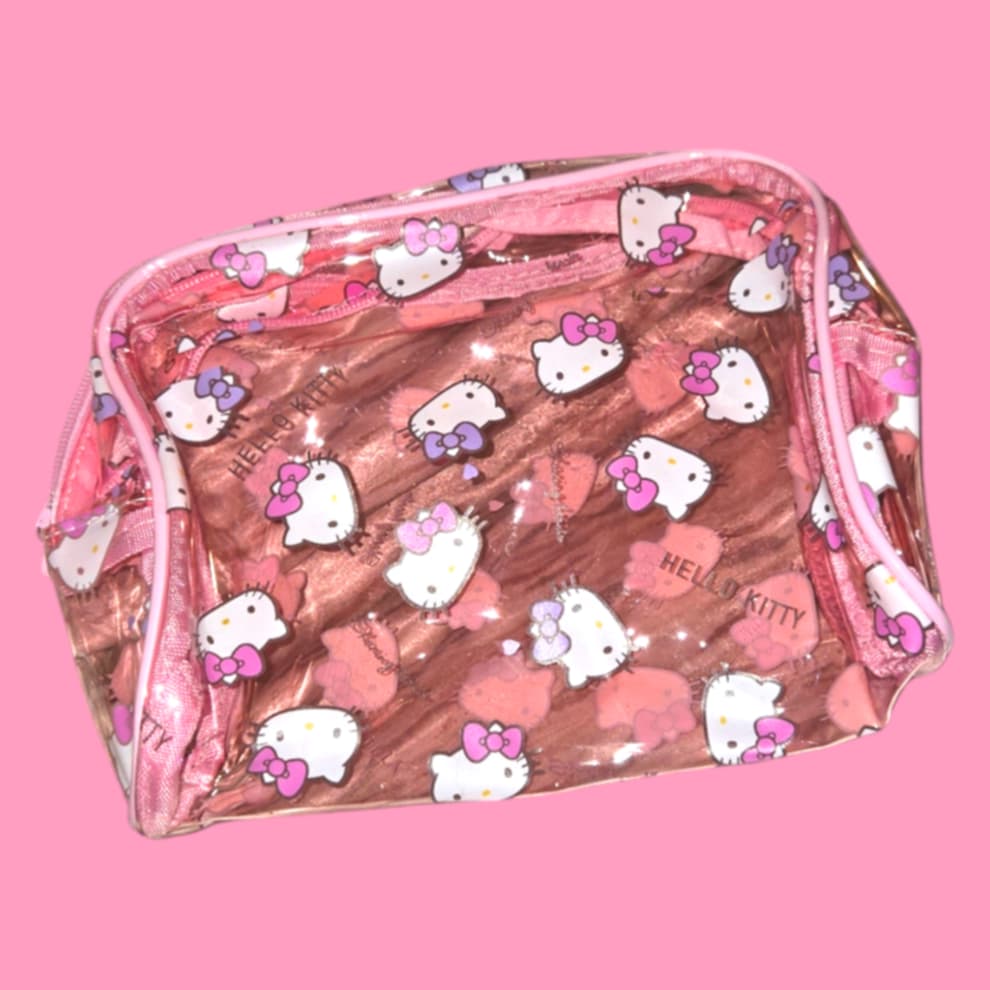 HK & Friends Clear Pouch Makeup Bag