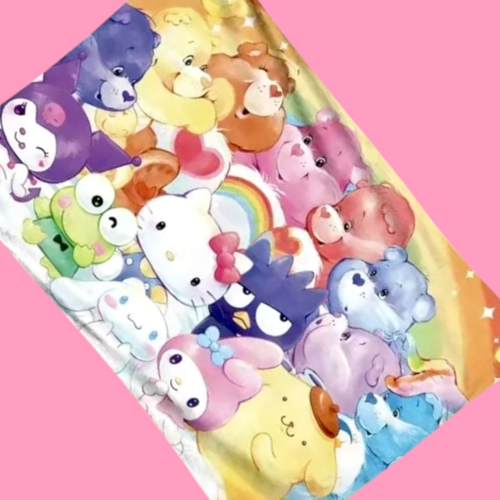 Care Bear & Sanrio Friends Blanket 150x200CM