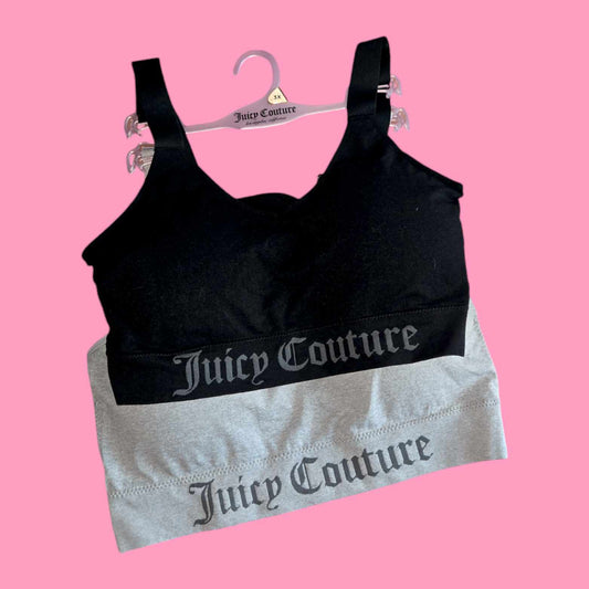 Juicy Couture 2 Pc Sports Bra Set Style 1 - 3XL