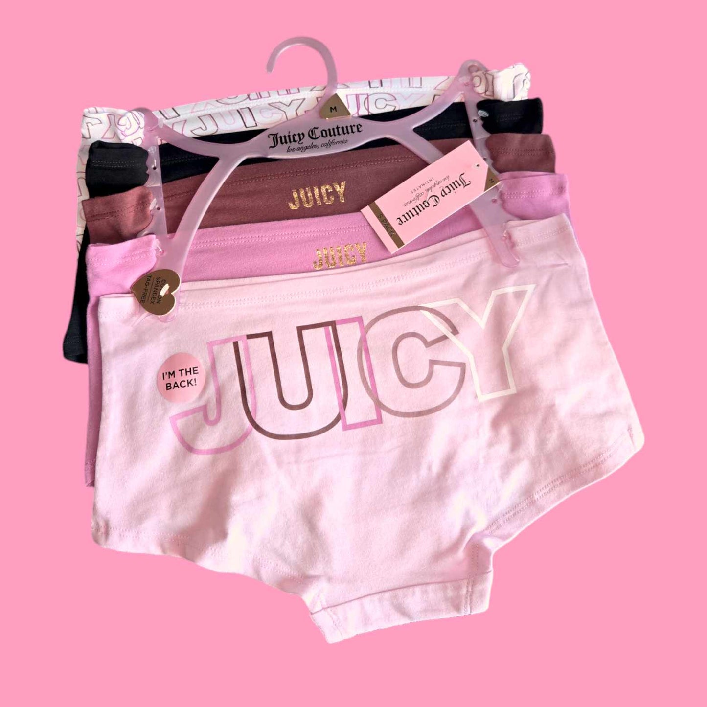 Juicy Couture 5 Pc Undies Style 1 - Medium