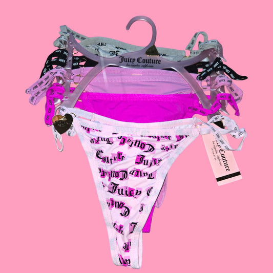 Juicy Couture 5 Pc Thongs Style 13