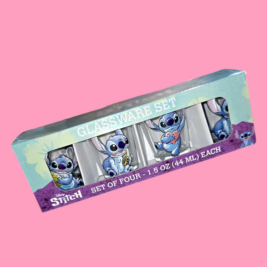 Stitch 4 Pc Shot Glass Set