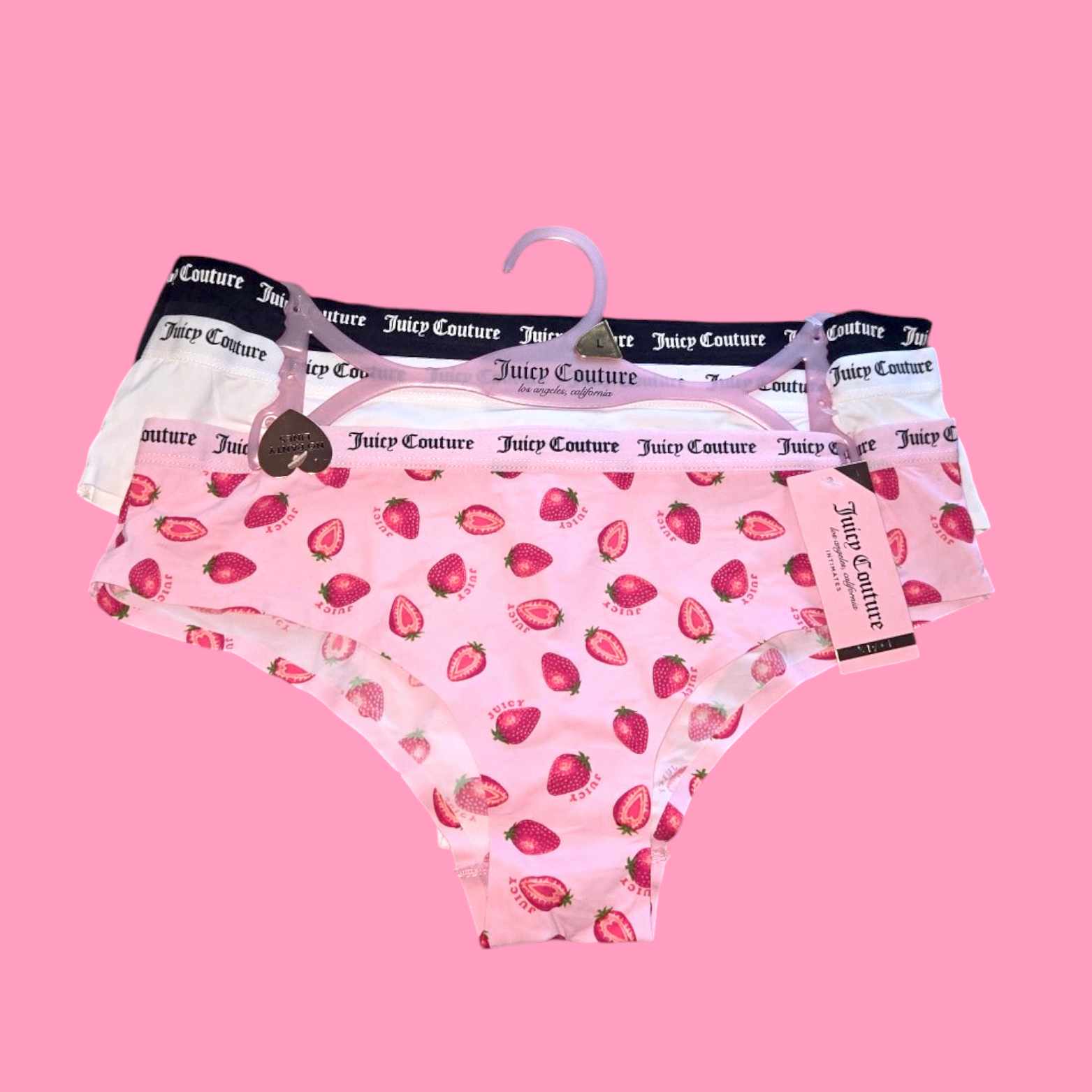 Juicy Couture 3 Pc Undies Style 14 - Large