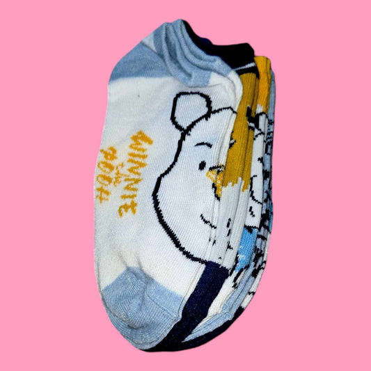 Winnie The Pooh 5 Pair Socks