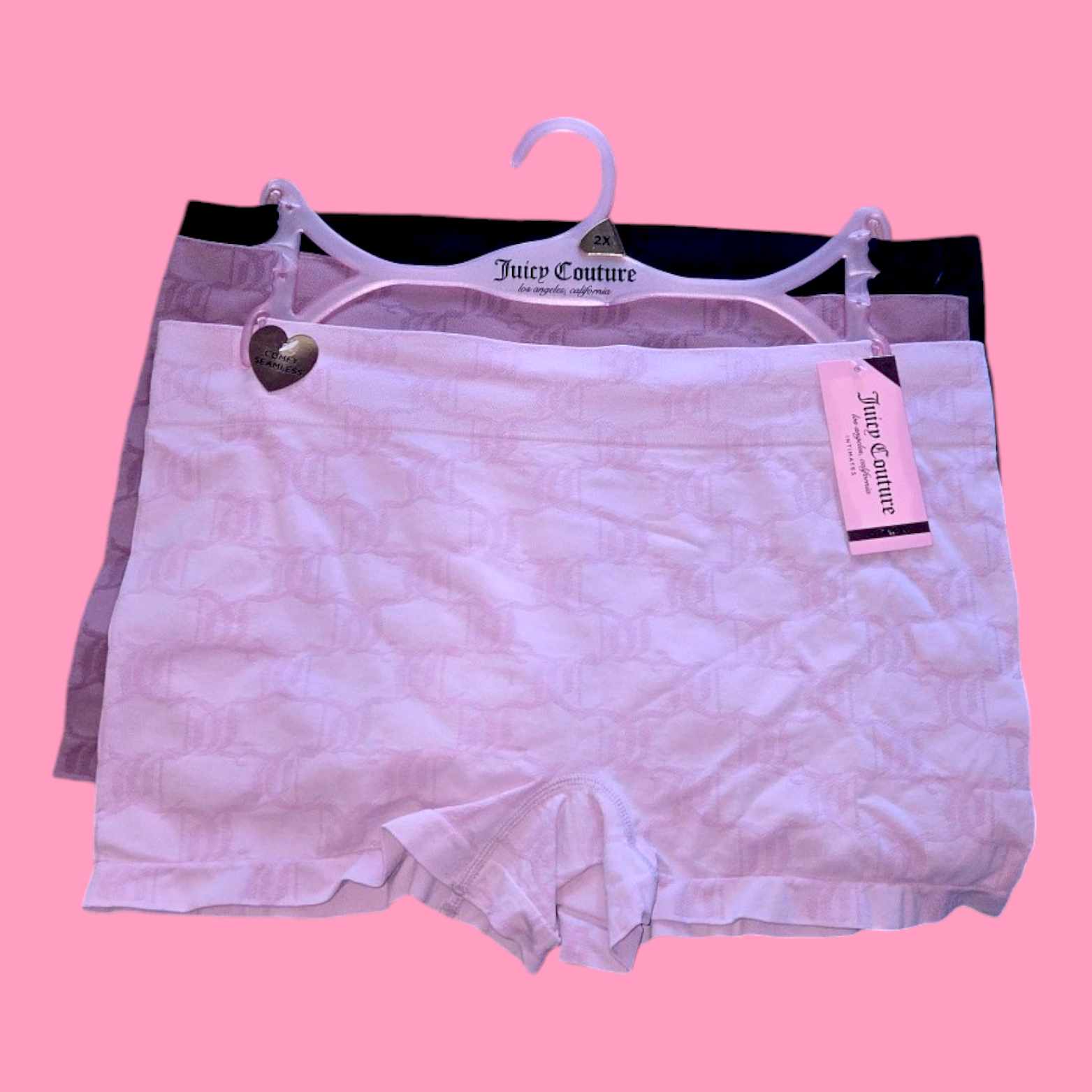 Juicy Couture 3 Pc Boy Shorts Style 15 - 2XL