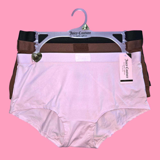 Juicy Couture 3 Pc Boy Shorts Style 9