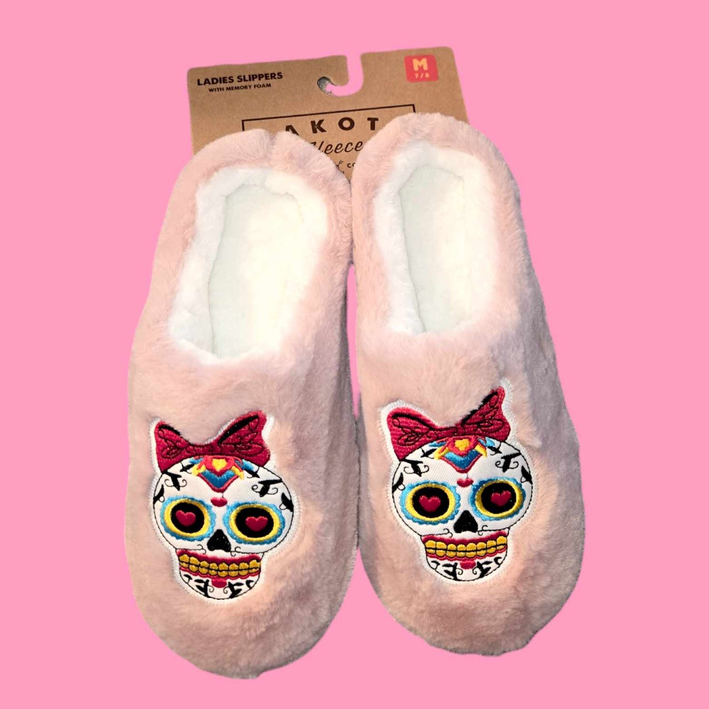 Pretty Skull Slippers