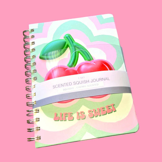 Life Is Sweet Cherry Squish Journal