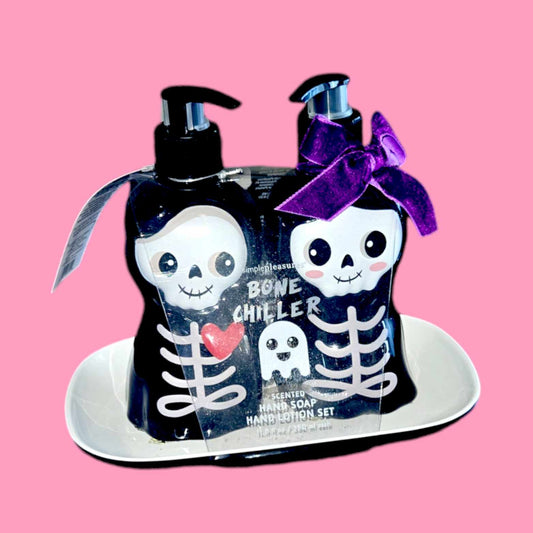 Skeleton Hand Soap & Hand Lotion Set