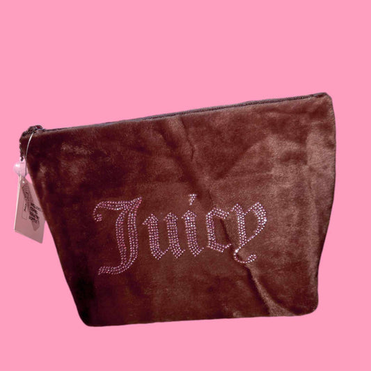 Juicy Couture Brown Bling Makeup Bag