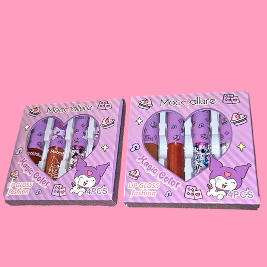 Kuromi 4 Pc Lippie Set