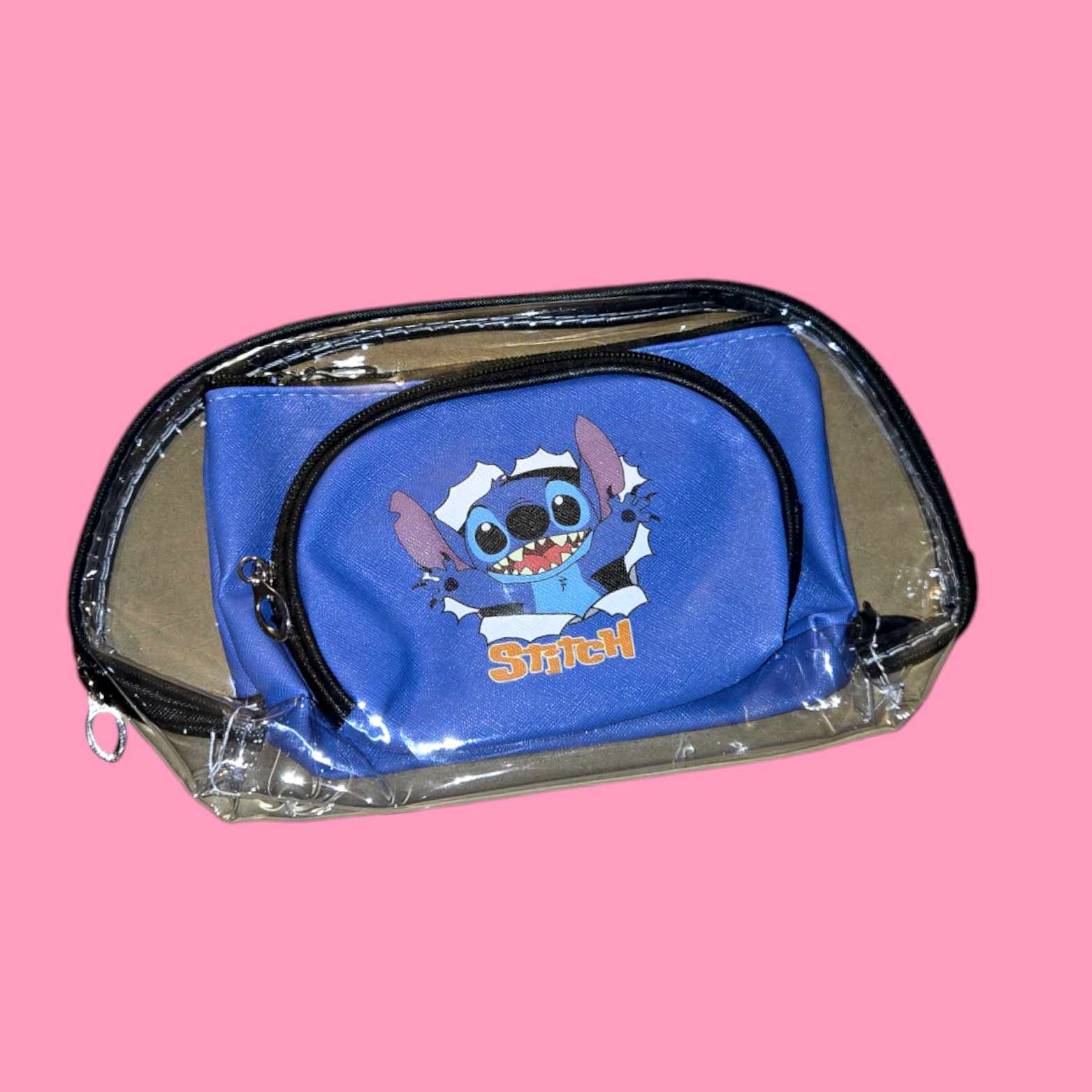 Stitch 3 Pc Makeup Bag Set