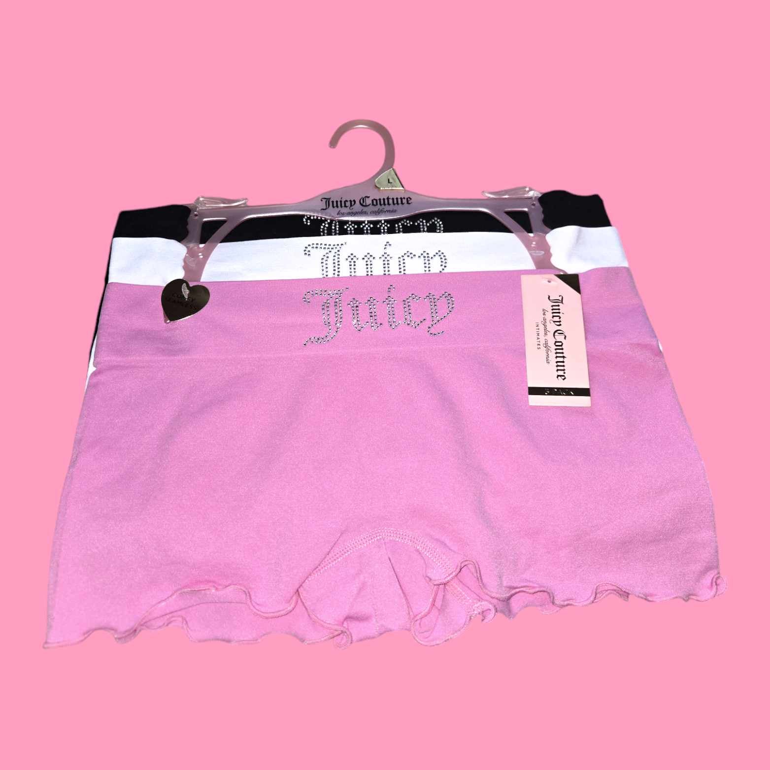 Juicy Couture 3 Pc Boy Shorts Style 27 - Large