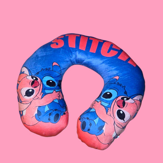 Stitch & Angel Neck Pillow