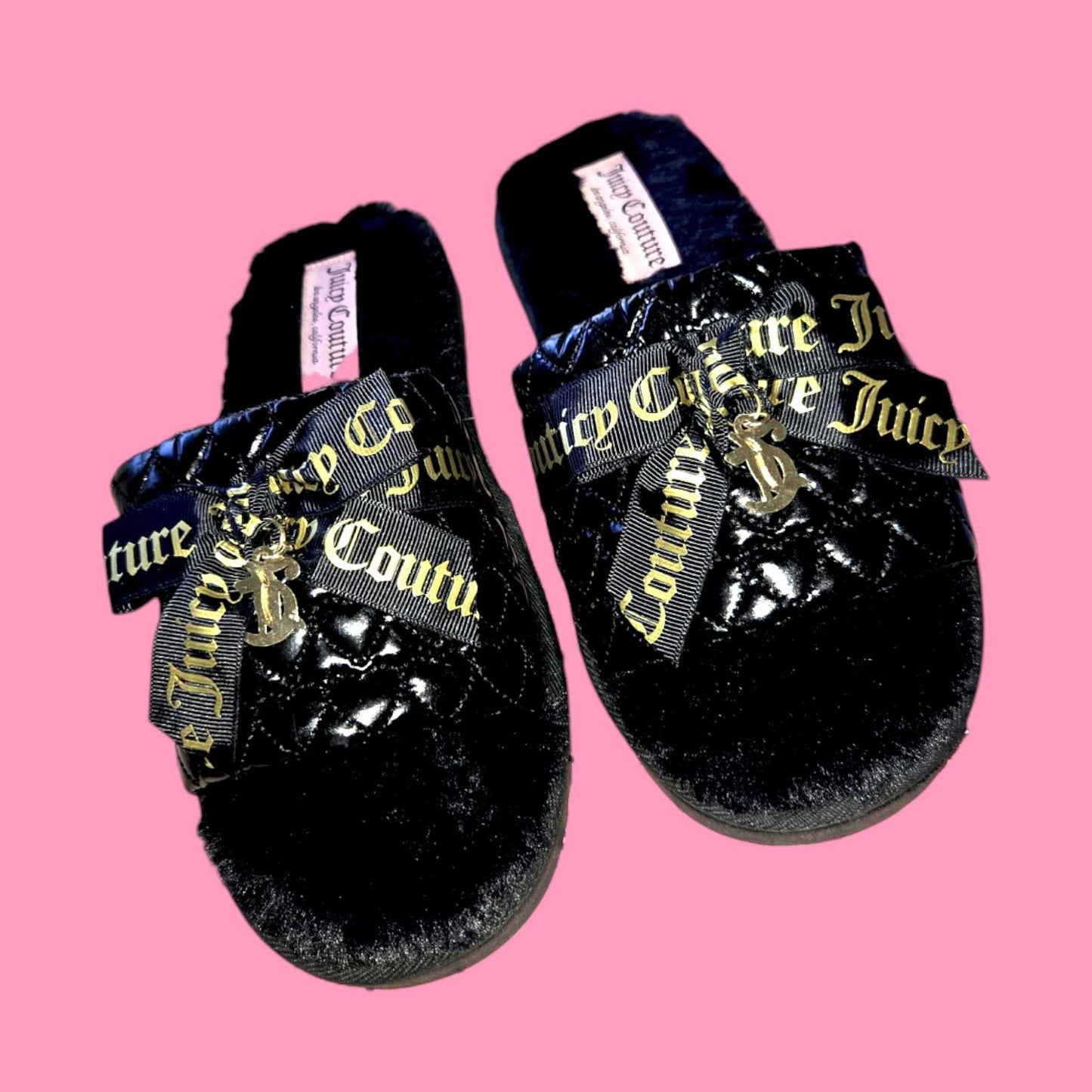 Juicy Couture Bow Slippers Style 5 - 8/9