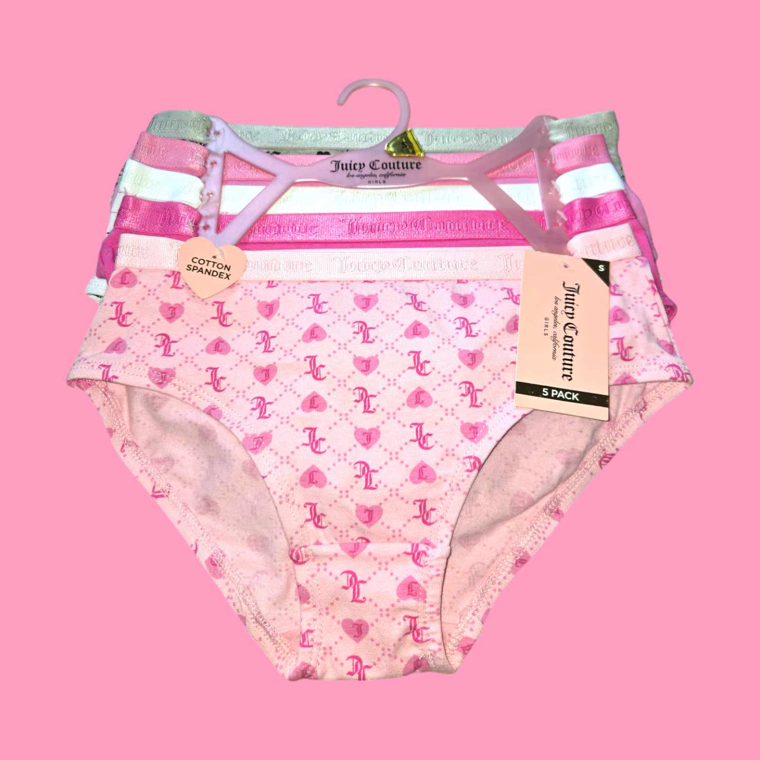 Juicy Couture 5 Pc Undies Style 23 - Small