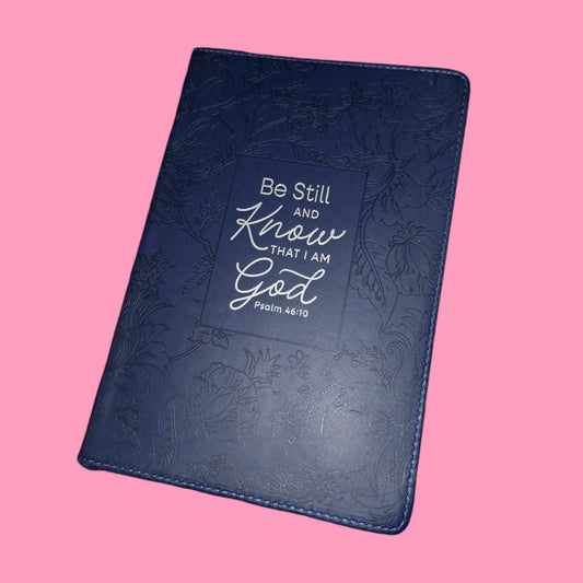 Be Still And Know That I Am GOD Zipper Pouch Journal