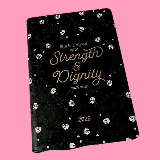 She Is Clothed With Strength & Dignity 2025 Planner