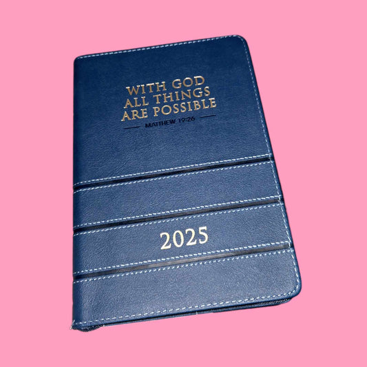 With God All Things Are Possible 2025 Planner