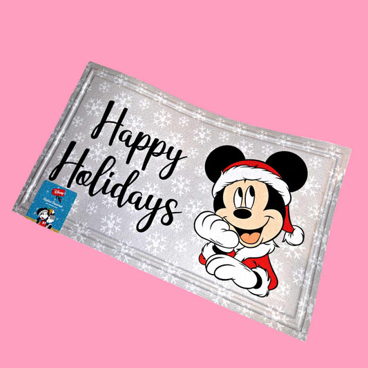 Mickey Happy Holidays Doormat