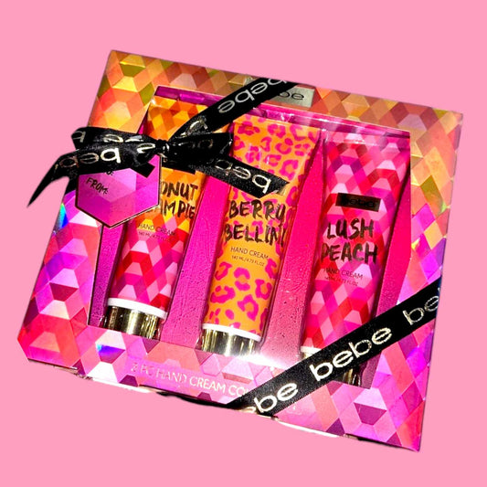 Bebe 3 Pc Hand Cream Set