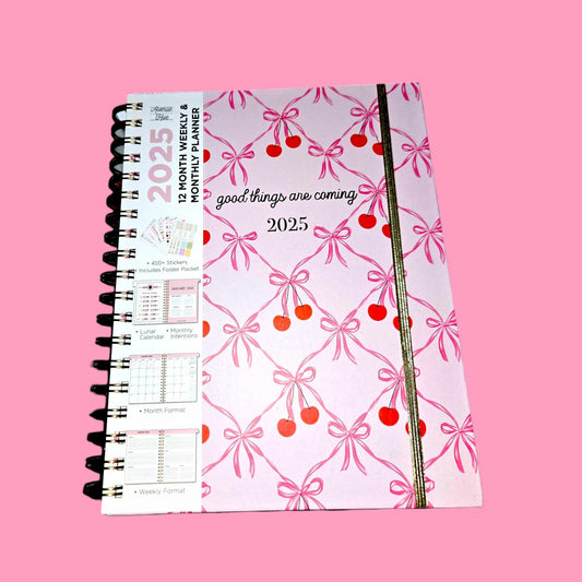 Cherries Good Things Are Coming 2025 Planner