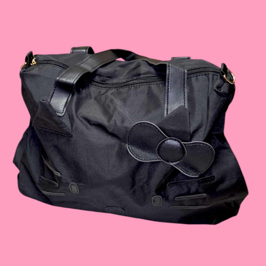 HK Matte Black Duffle Bag