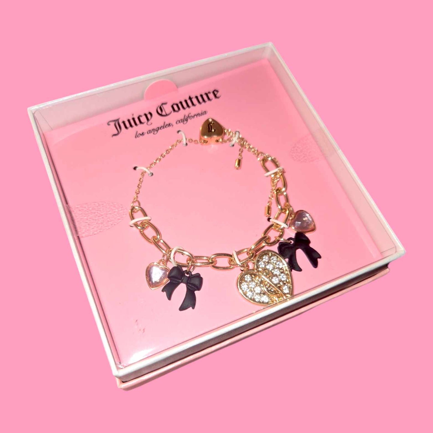 Juicy Couture Heart Charm Bracelet