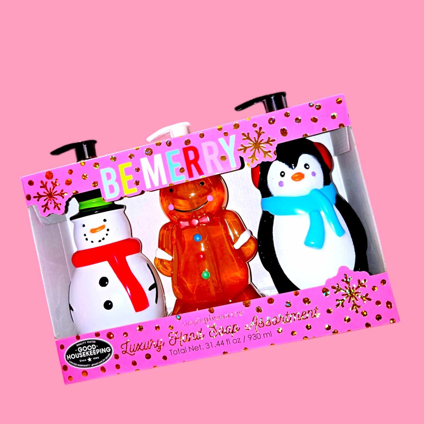 Be Merry 3 Pc Hand Soap Set