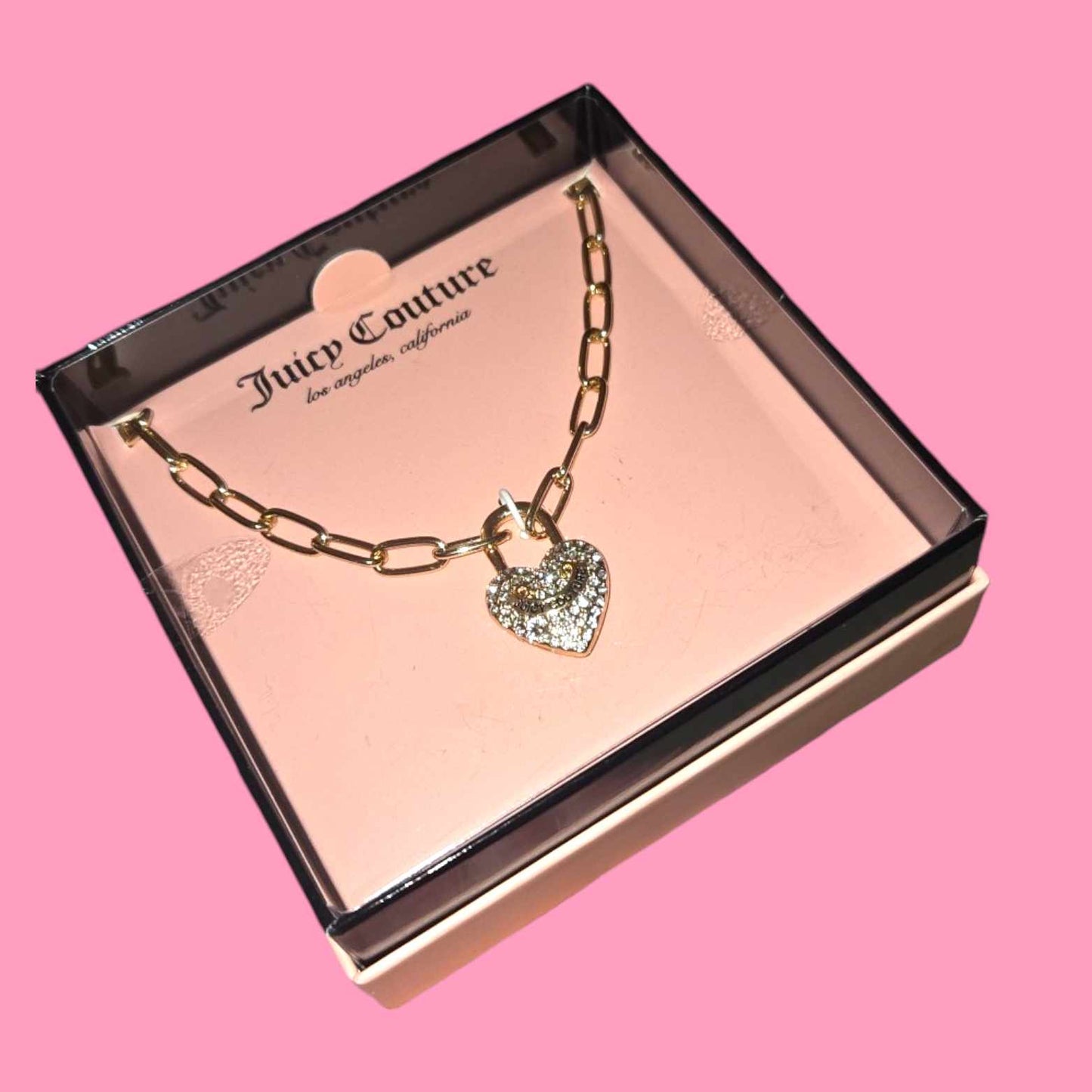 Juicy Couture Heart Charm Necklace