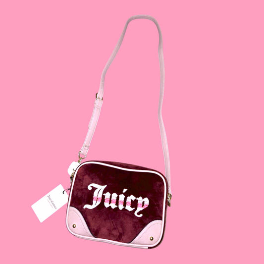 Juicy Couture Cabarnet/Dusty Blush Retro Vibe Crossbody