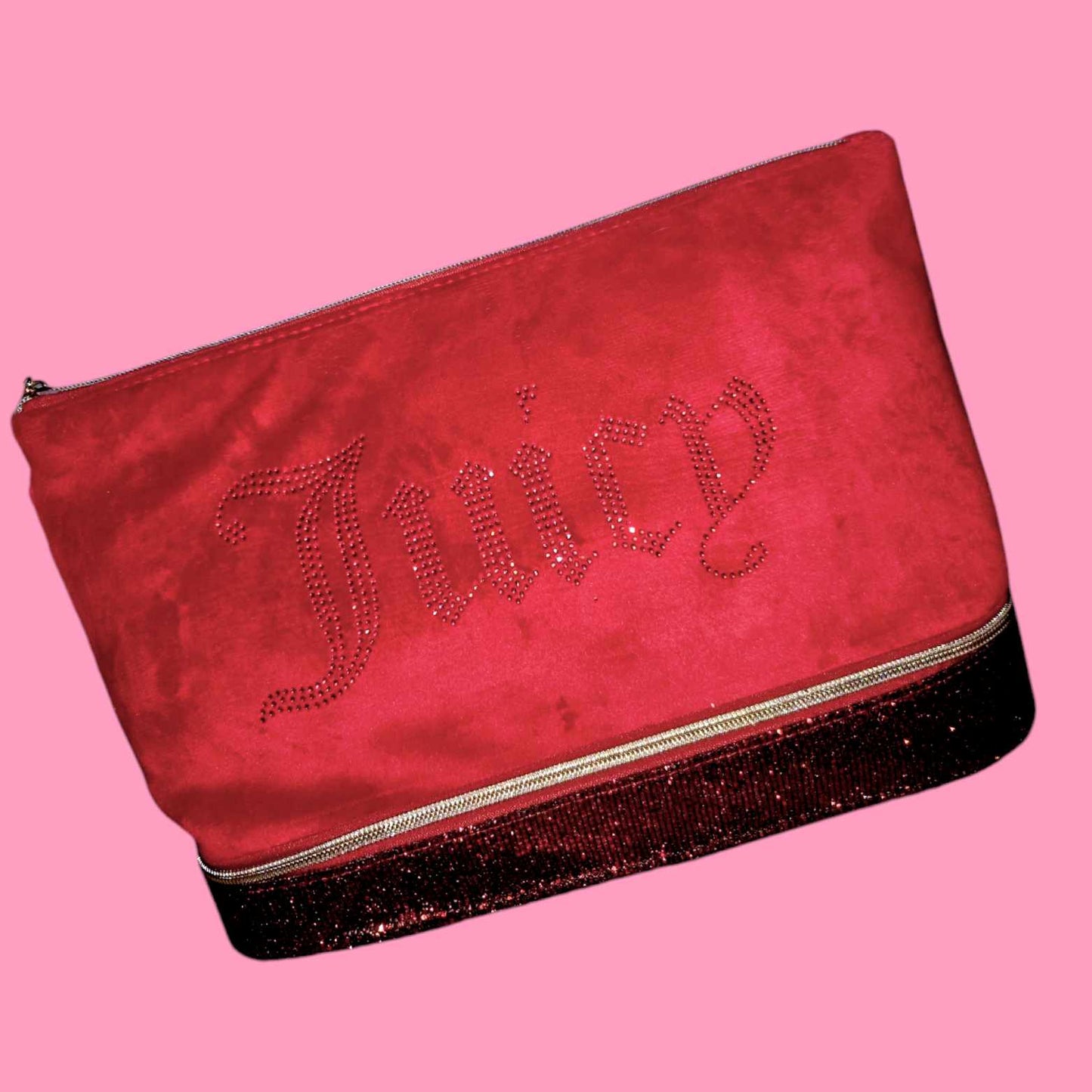 Juicy Couture Cherry Red Makeup Bag