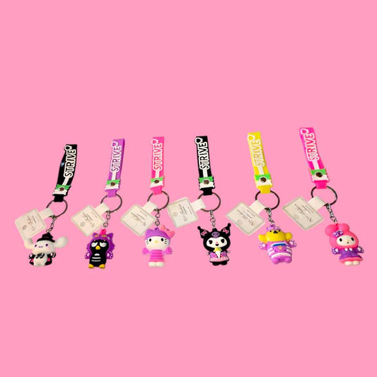 HK & Friends Strive Keychain