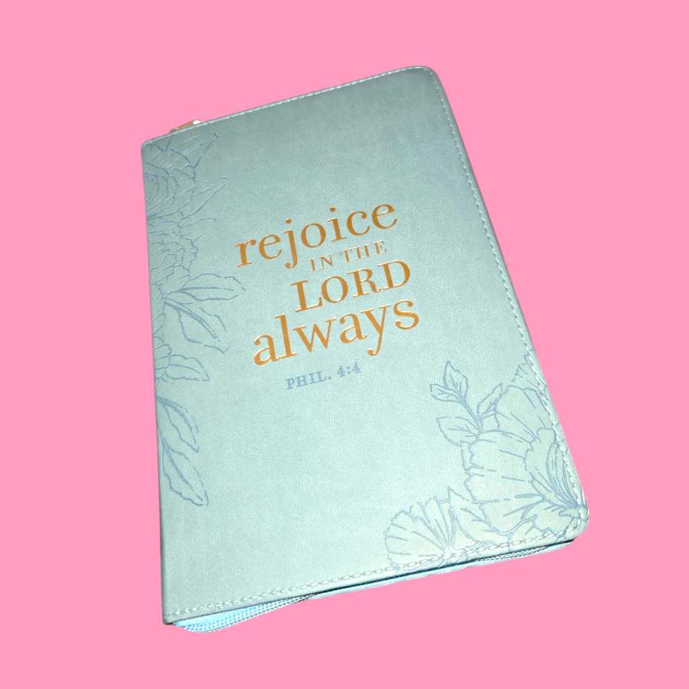 Floral Rejoice In The Lord Always Journal