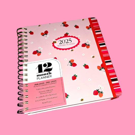 Strawberries & Bees 2025 Planner