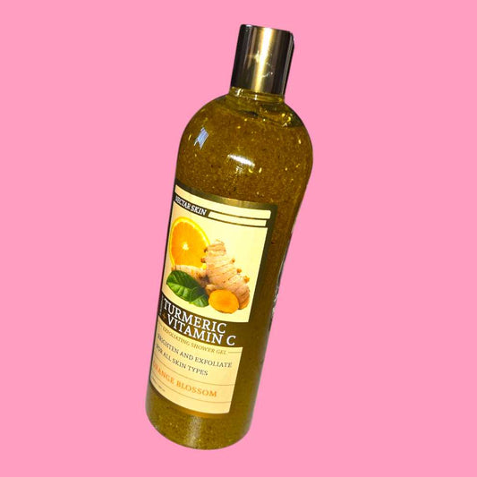 Turmeric + Vitamin C Exfoliating Shower Gel - Orange Blossom