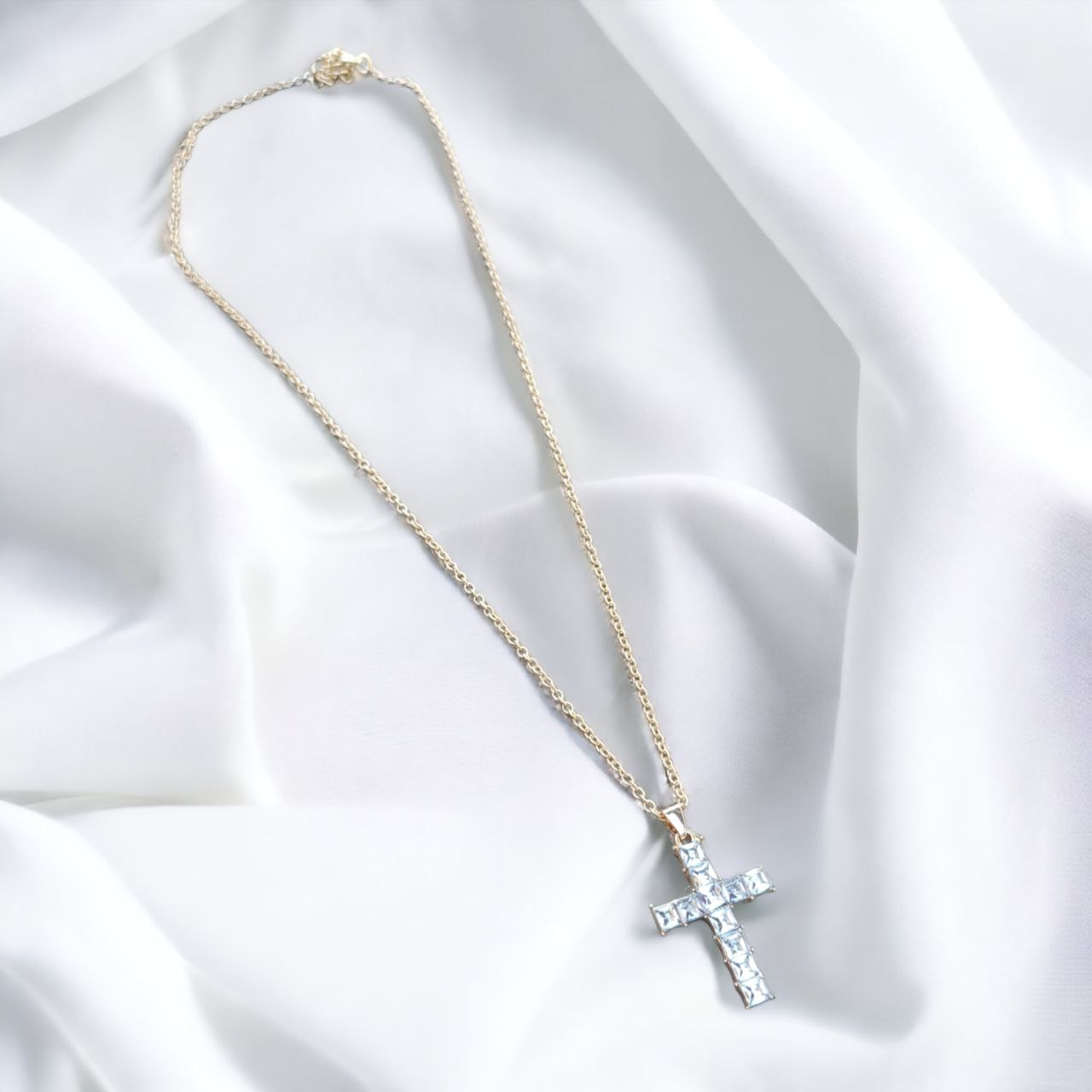 Cross Bling Necklace