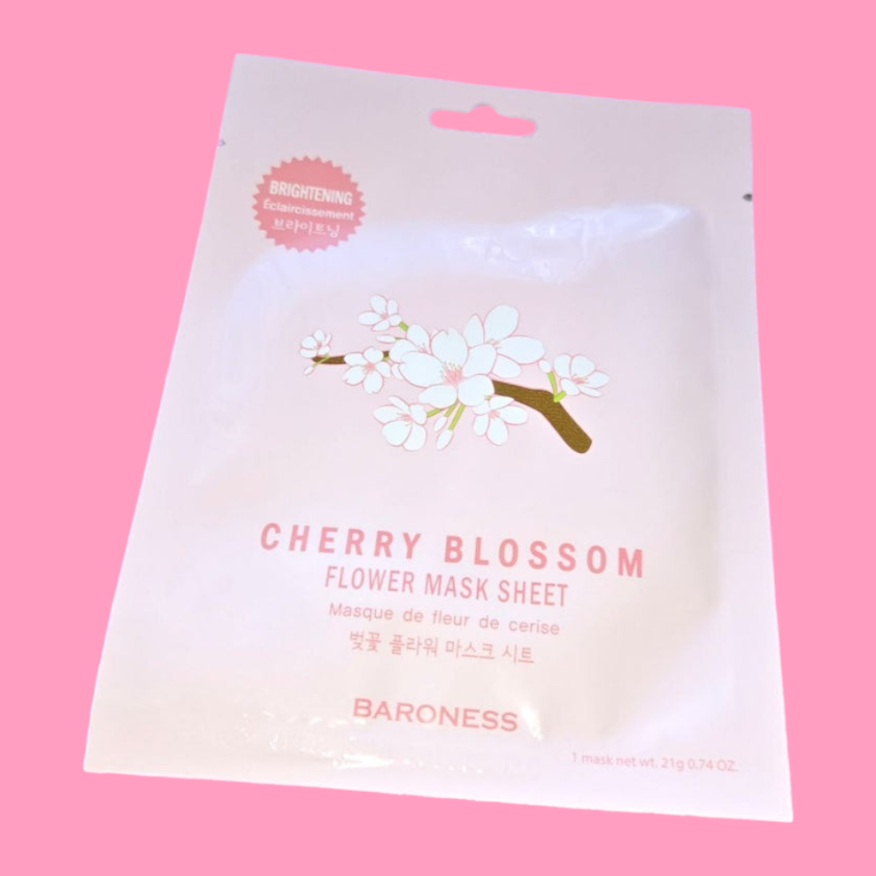 Cherry Blossom Brightening Face Sheet Mask