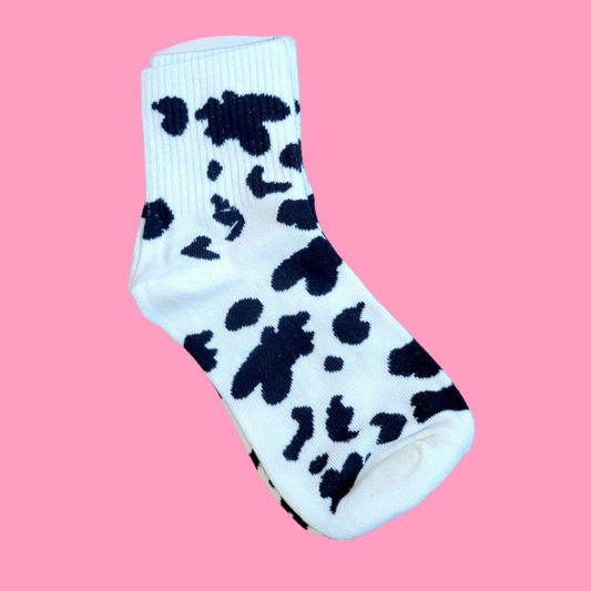 Cow Print Socks