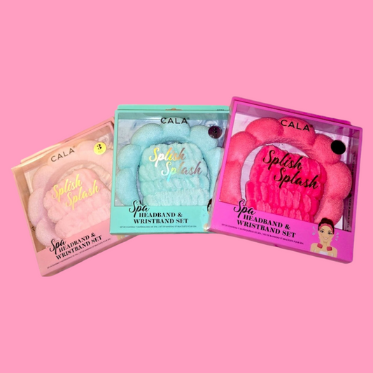 Cala Splish Splash Spa Headband & Wristband Set