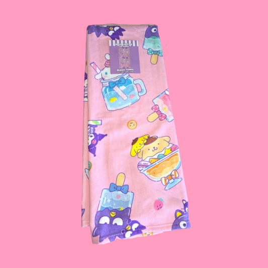 HK & Friends Beach Towel