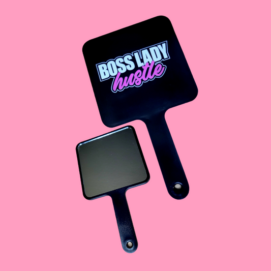 Bossladyhustle Large Handheld Mirror