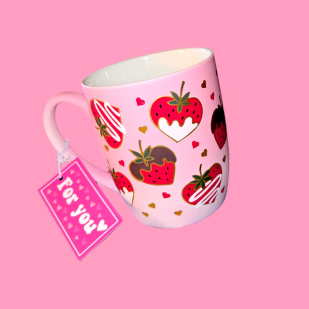 Chocolate Strawberries Mug