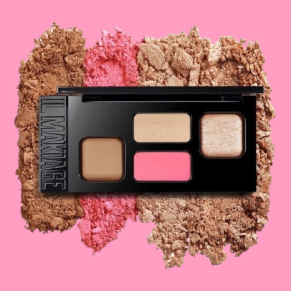 IL Makiage High Point Bronzer Blush & Highlighter Pro Palette