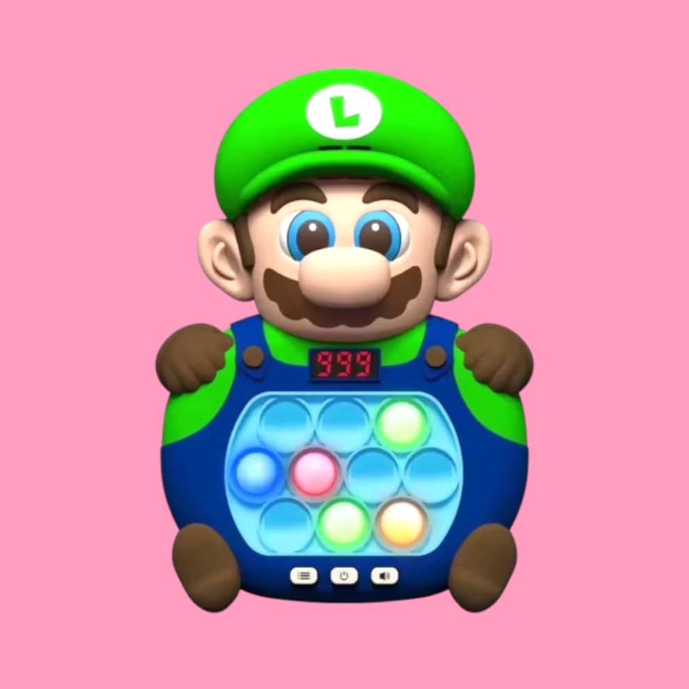 Luigi Fidget Push Pop Game