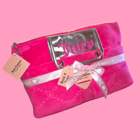 Juicy Couture Makeup Bag W/Brushes Organizer