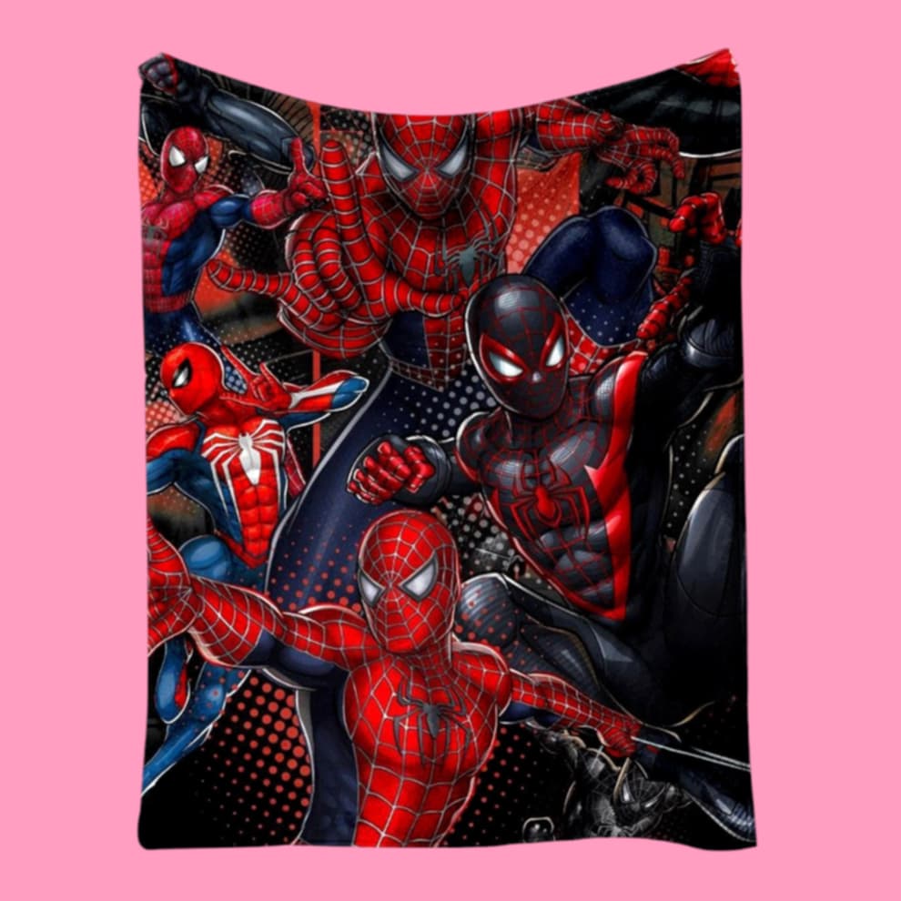 Spiderman World Blanket 150x200CM