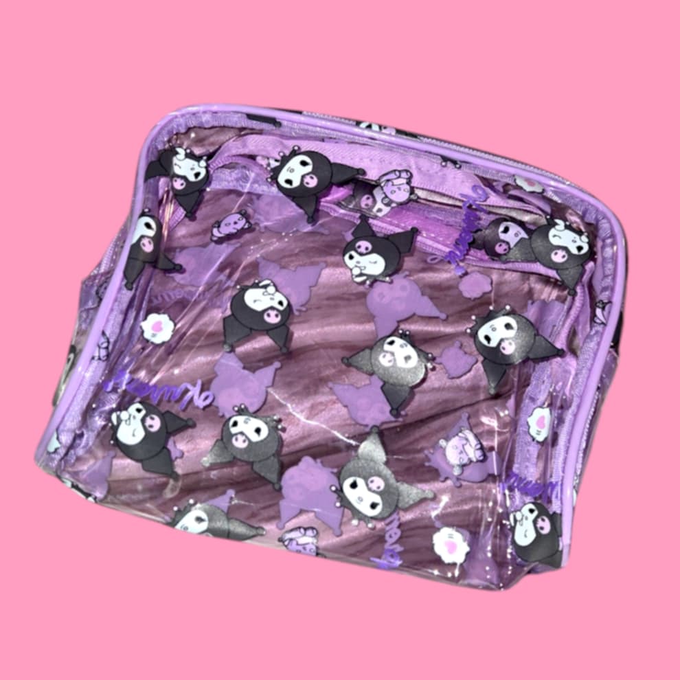 HK & Friends Clear Pouch Makeup Bag