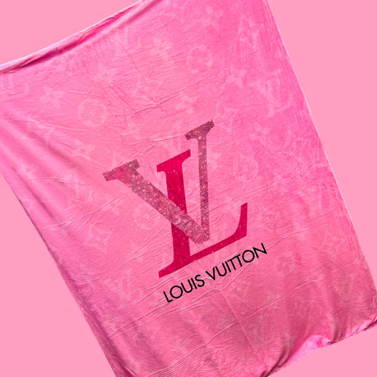 All Pink LV Blanket 150x200CM